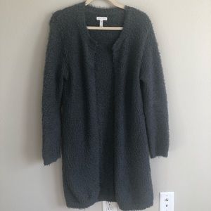 Warm and fuzzy blue sweater